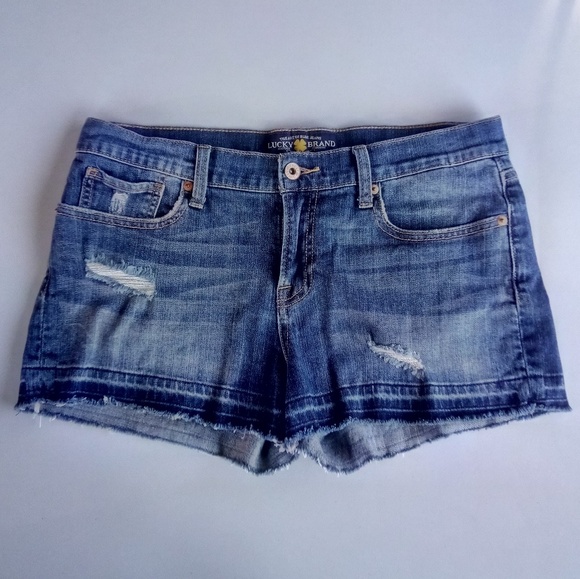 Lucky Brand Pants - 🆕 Lucky Brand The Cut Off Jean Shorts 8/29 Raw